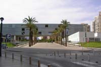 The Town hall stands as a gate-way to the Albaida Park. The 
      
 
 Albaida Park apartments are just to 
      the 
   
     right.