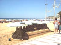Benidorm sand sculptures, Levante Beach, Benidorm Sand sculptures, preview unavailable